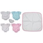JC Toys/Berenguer - La Newborn by Berenguer Outfit Gift Set For 15-17in dolls – 6 pcs. for children 2+